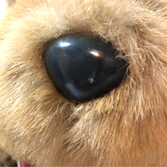 24K Polar Puff Special Effects 5718 Deedee Brown Bear 13" Plush Bow Ear Tag 1989 - Picture 4 of 16